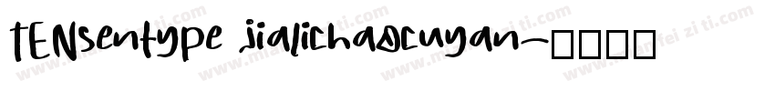 TENsentype jialichaocuyan字体转换